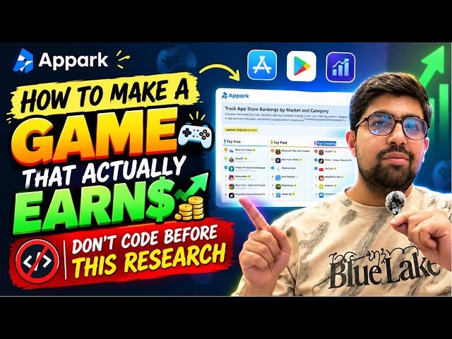 STOP CODING GAMES THAT DON'T MAKE MONEY !Research This First