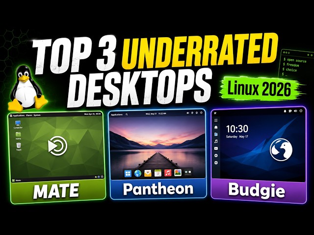 Top 3 Most Underrated Linux Desktop Environments in 2026
