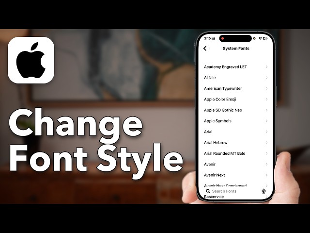 How To Change Font Style On iPhone