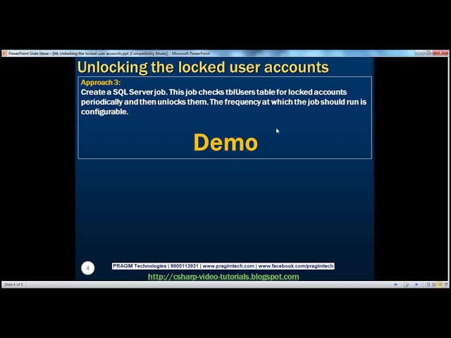 Unlocking the locked user accounts Part 94