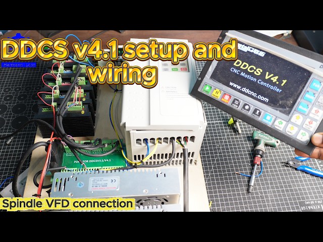 CNC Controller Wiring from Scratch  DDCS V4 1 + DM556 + Fuling VFD + 36V24V PSU