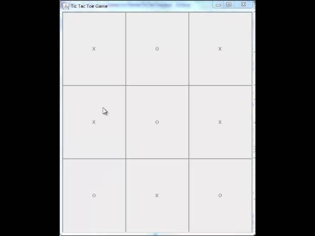Tic Tac Toe (Java - Swing)