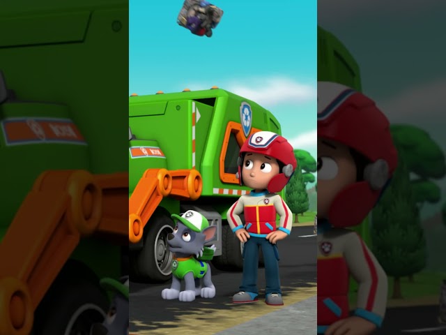 Rocky's #Recycling to the Rescue #PAWPatrolShorts