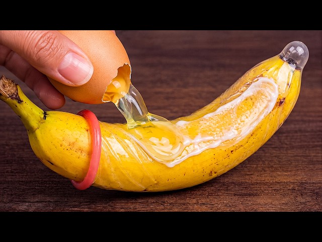 Just Put Egg and a Banana into a Condom Mold and be Amazing discovery!! Once You Know This Secret