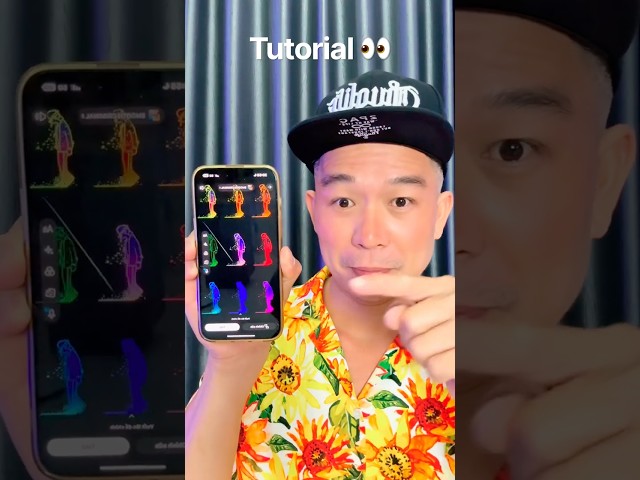 Tutorial Michael Jackson colorful world effect 👀