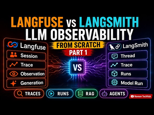 Langfuse vs LangSmith Explained | LLM Observability for RAG & AI Agents