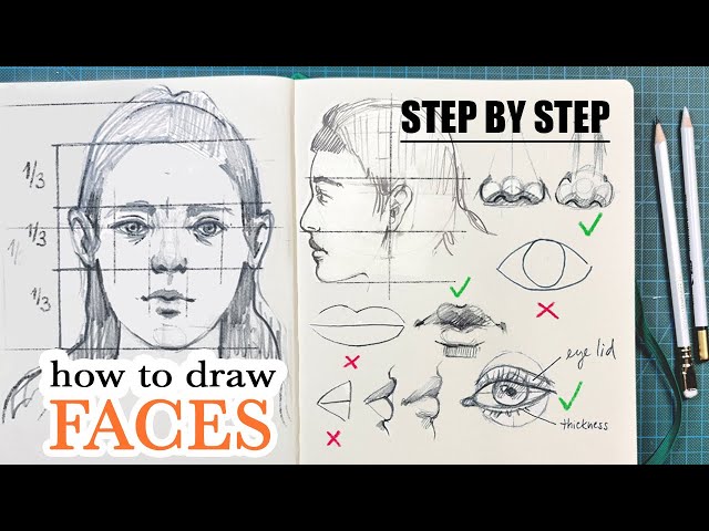 ✏️ A Gentle Guide to Drawing Faces (EASY Step-by-Step Tutorial)