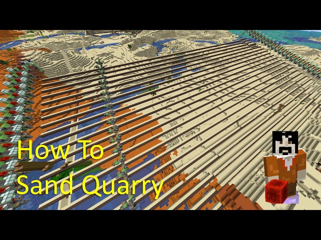 How To Run A Sand Quarry (revised) in Minecraft (Java Hemisphere SMP v1.21+)