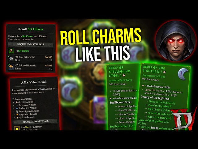 Diablo 4 - Make sure to Roll your Charms like THIS