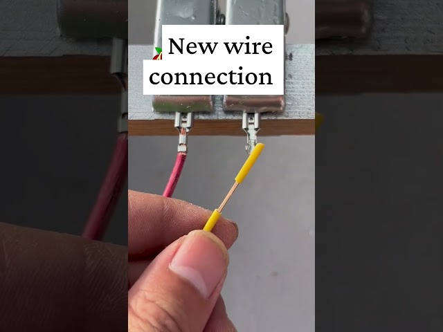 How To Make A Smart Wire To Wire Joint | Easy Electrical Connection Trick #shortvideo #wireworks
