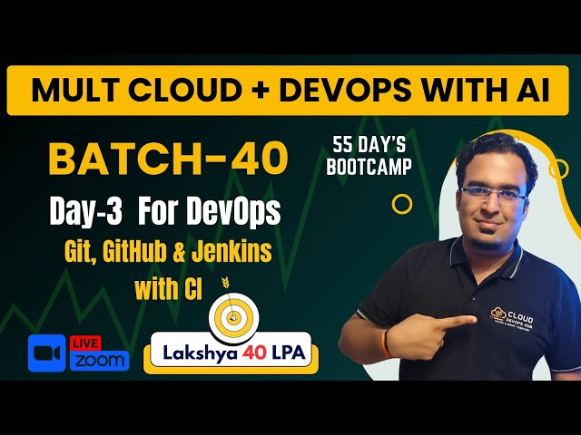 Day 3 of DevOps for Real DevOps Engineer's GIT + GITHUB + Jenkin's  | Learn Step-by-Step