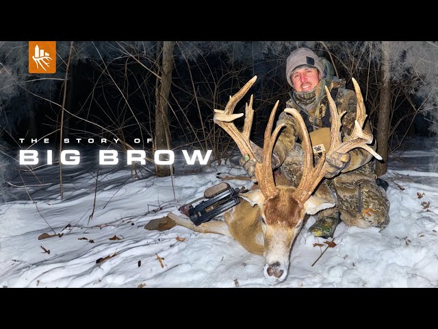 Hunting A HUGE BUCK In -18°F Blizzard!!! The Story Of Big Brow