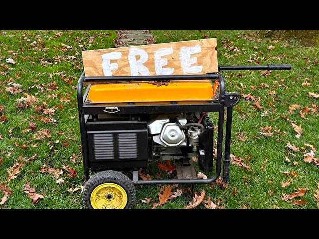 Locked-up PoulanPRO Generator - Will It Run and Make Power?