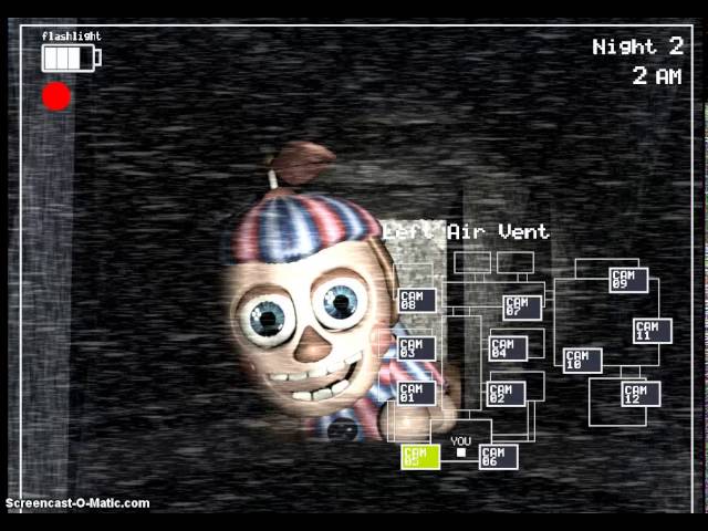 Five Nights At Freddys 2 DEMO EASTER EGG!!!!! Foxina arcade game crash