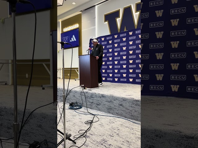 Jedd Fisch REACTS to Washington Huskies UGLY loss to Minnesota #godawgs #collegefootball #gohuskies