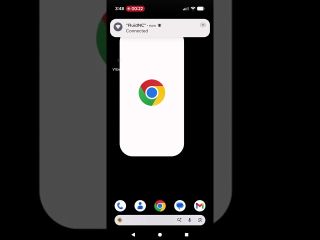Fluidnc Mobile Connect in AP mode