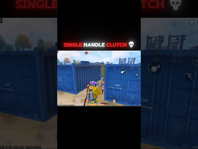 SINGLE HANDLE CLUTCH🔥| BGMI PUBG / #pubg #shorts #pubgmobile #bgmi