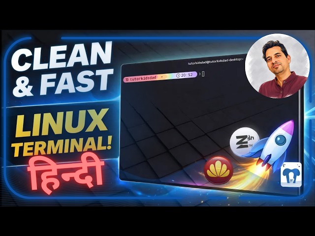 Make Your Linux Terminal Look INSANE | Zsh + Starship in HINDI