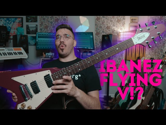 This guitar shouldn’t exist… Ibanez Rocket Roller (Flying V) review... | Mucho Tone