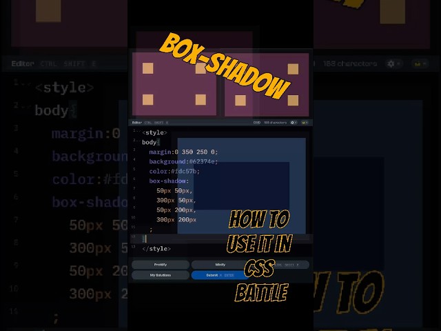 Unlock the full power of Box-Shadow 🥷🏽 in CSS Battle! 🚀 #cssbattle #coding #codegolf #tips