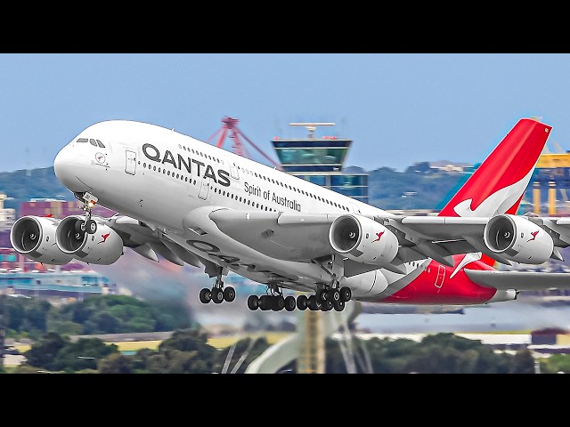 60 MINS of Plane Watching at Sydney Airport 🇦🇺
