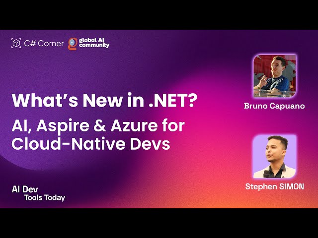 What’s New in .NET? AI, Aspire & Azure for Cloud-Native DevsEpisode 5