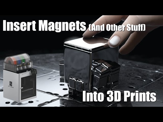 Insert Magnets (or anything) Into 3D Prints
