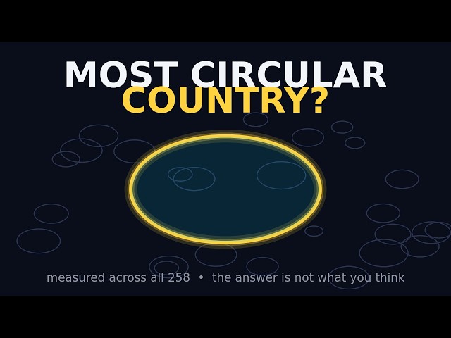 The Most Circular Country on Earth Isn't a Country