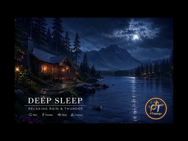 🌙 Deep Sleep in 5 Minutes 🌧️ Rain & Thunder Sounds for Sleeping 432 Hz