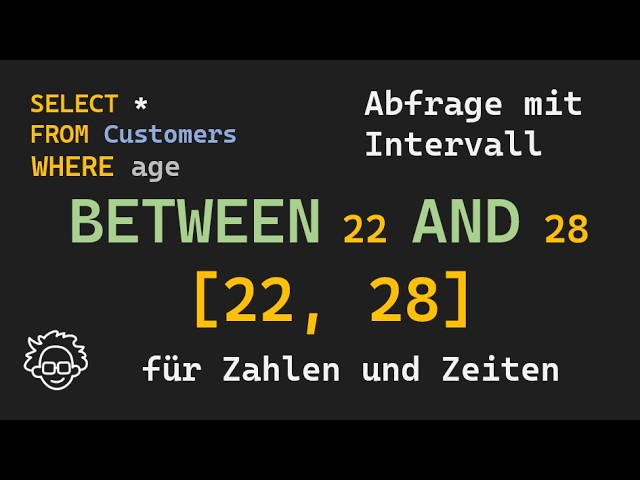 SQL BETWEEN and NOT BETWEEN Explained Simply | Querying Value Ranges
