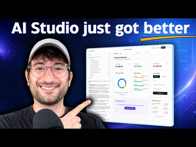 Google AI Studio 2.0: build FULL-STACK apps (Firebase integration tutorial)