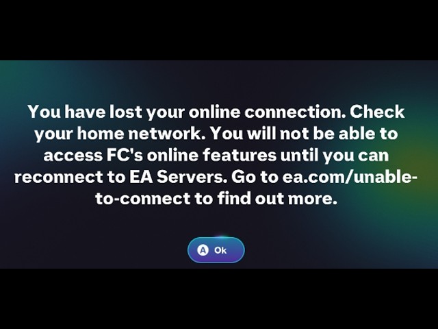 Fix EA Sports FC 27 Error You Have Lost Your Online Connection