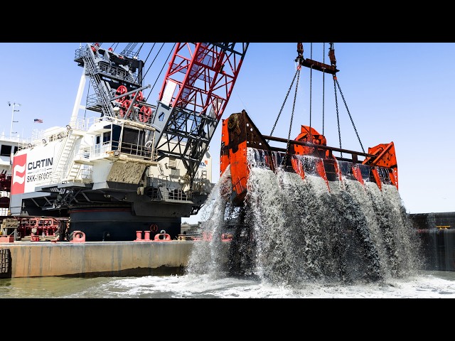 Inside America's Largest Dredge (1 Bus Per Scoop)