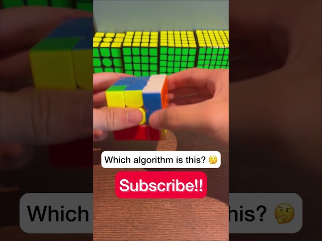 Rubik’s Cube guess the algorithm #cubing #satisfying #algorithm #speedcubing #viral #trending #cube