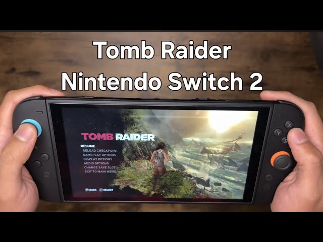 Tomb Raider (Switch 2) - Gameplay (Portable Mode)