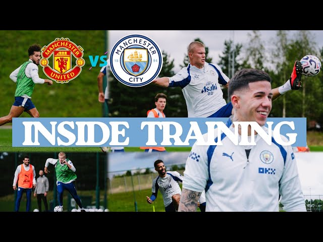 INSIDE TRAINING: HOW MANCHESTER CITY RECOVERED FROM FC PORTO TO DESTROY OLD TRAFFORD DERBY PLANS!