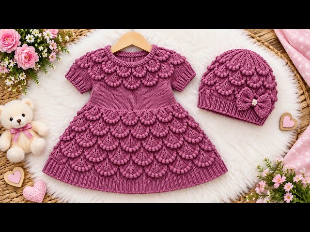Beautiful Knitting Pattern | Easy Baby Sweater Design | Hand Knitting Tutorial