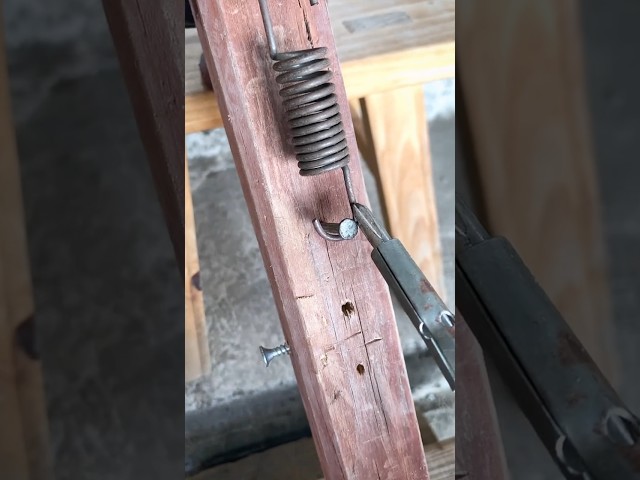 How to Set a Spring Correctly 🎉 Simple Metalwork Trick 👍 #craft #handmade #skills