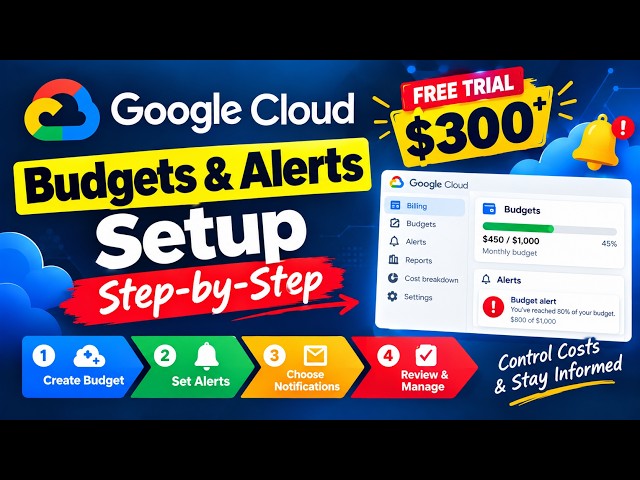 How to Set Up GCP Budgets & Alerts | Step-by-Step Tutorial (2026)📄 - 3