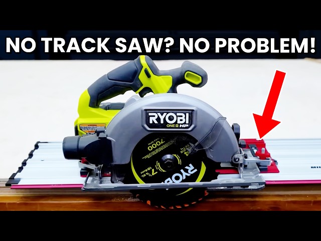 Make Any Circular Saw a Track Saw With This Jig (genius)