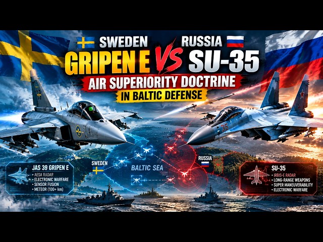 Sweden Gripen E vs Russia Su 35 Air Superiority D