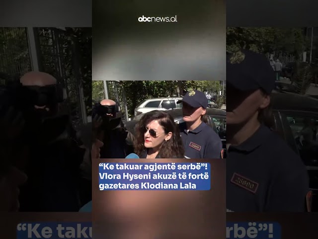 “Ke takuar agjentë serbë”/ Vlora Hyseni akuzë të fortë gazetares Klodiana Lala | ABC News Albania