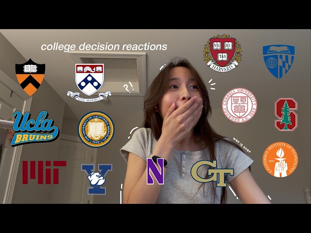 COLLEGE DECISION REACTIONS 2026 (ivies, ucs, stanford, mit, t20s + more!) 17 colleges