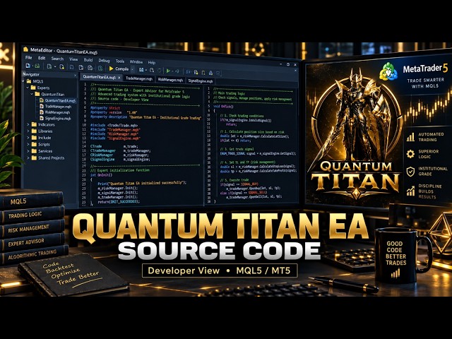 Quantum Titan EA v3.2 Source Code | MT5 / MQL5 Expert Advisor