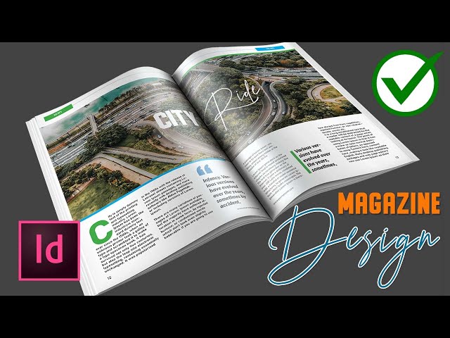 ✅ How to Create a Magazine Layout Design in InDesign CC Tutorial