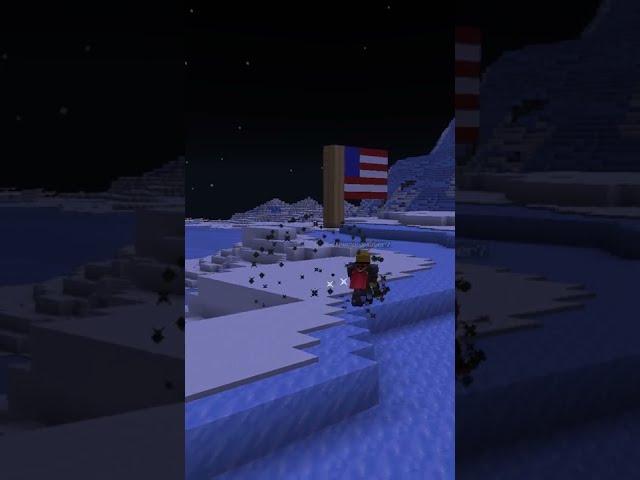A PATRIOTIC MINECRAFTER! #Shorts
