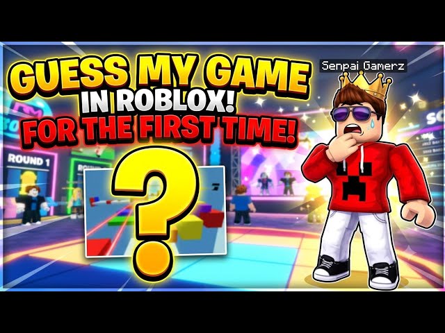 I Played "Guess My Game" in Roblox for the FIRST Time! 🎮