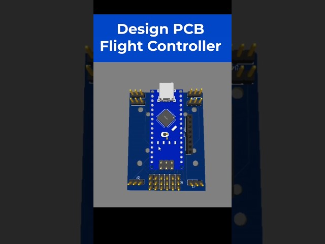 How To Design PCB For DIY Flight Controller at Home #shorts #diy #pcb #drone #arduino