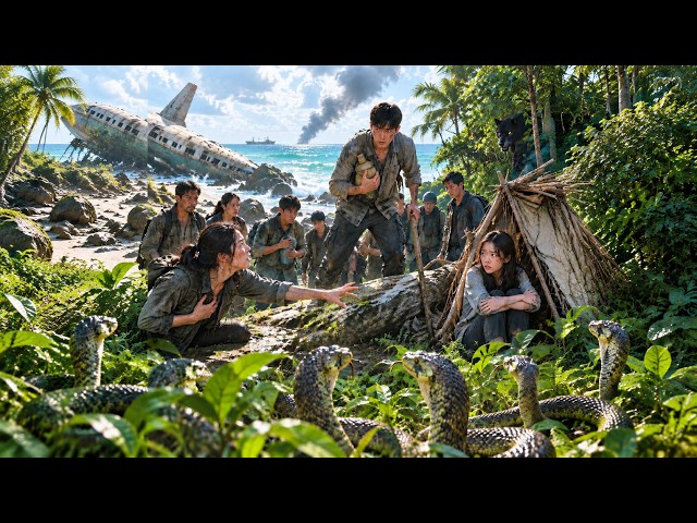 Poor guy kiss coma beauty girl,hooliga.He unlock system,lead 8 girl on island enjoy rich meal