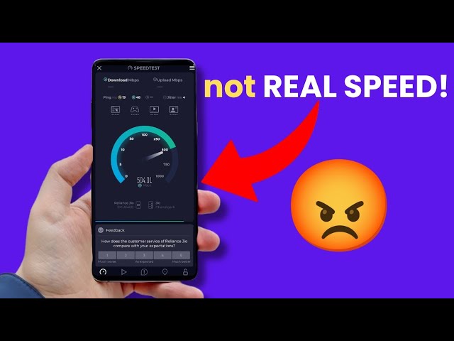 INTERNET SPEED TEST REALITY!
